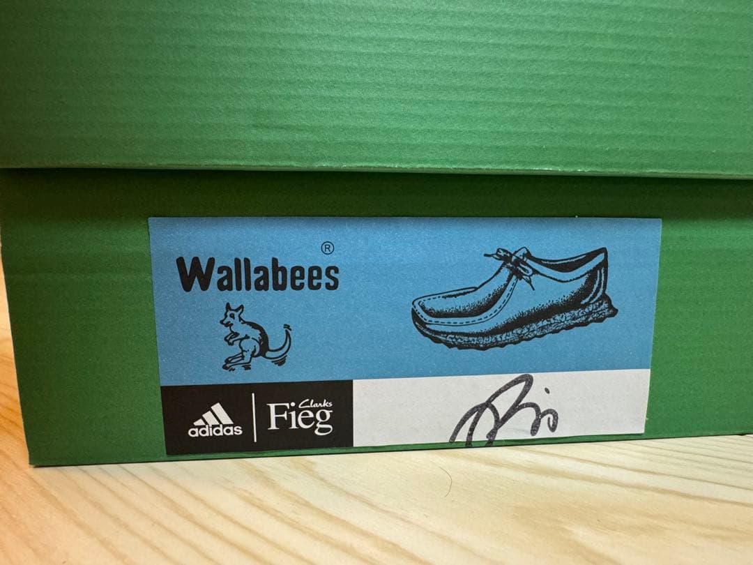 クラークス×アディダス×KITH ワラビーウルトラブースト 71/2