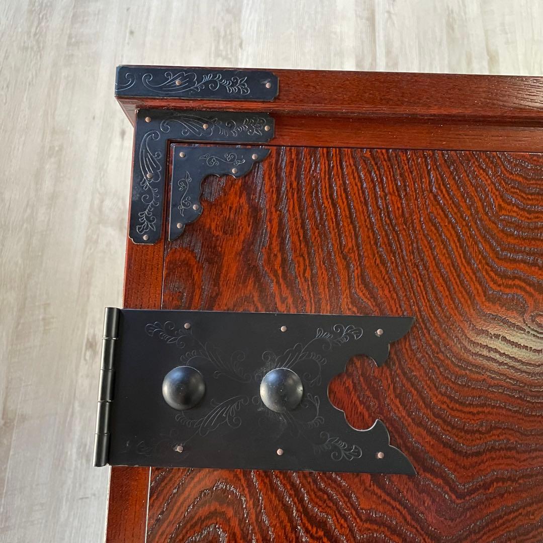 駿河民芸 駿河民藝 ワードローブ 欅材 時代箪笥 昭和レトロ 和製アンティーク