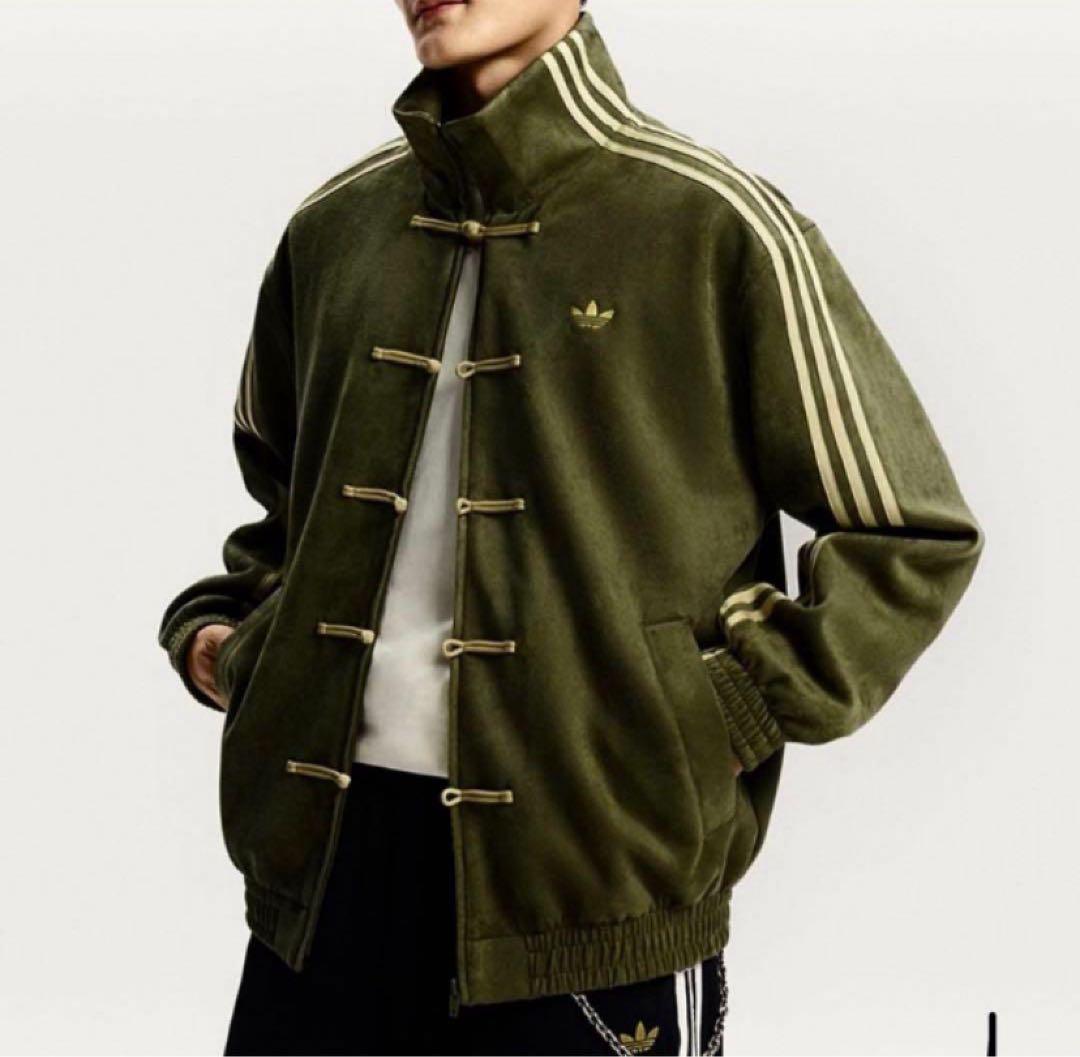 adidasアディダス 中国限定 蛇年トラックジャケットグリーン サイズXL