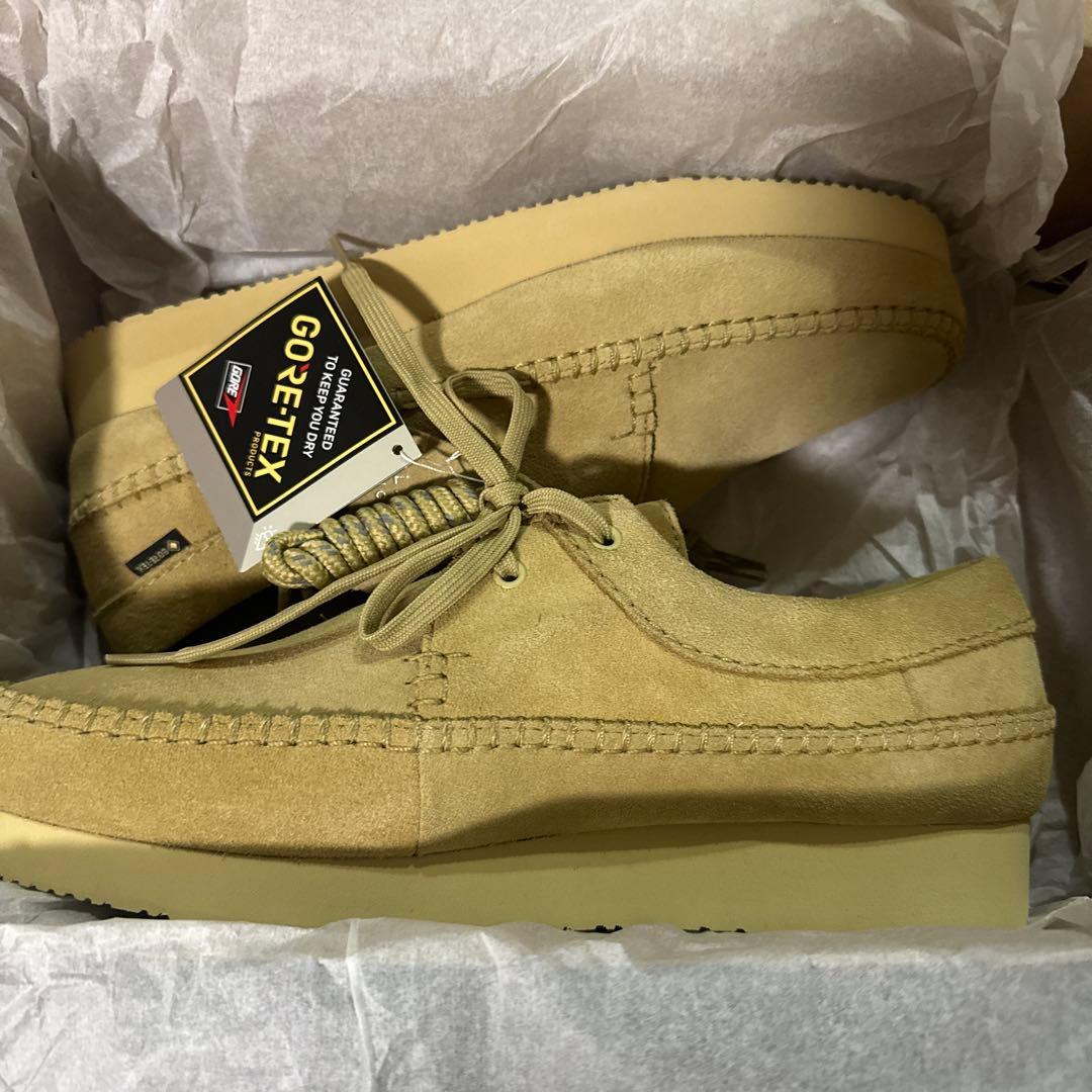 【未使用品】クラークス ウィーバー ゴアテックス メープルスエード UK8