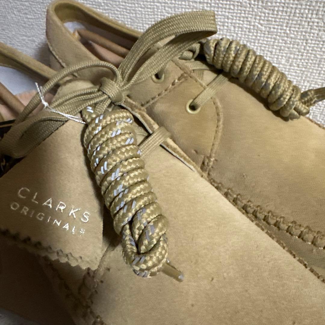 【未使用品】クラークス ウィーバー ゴアテックス メープルスエード UK8