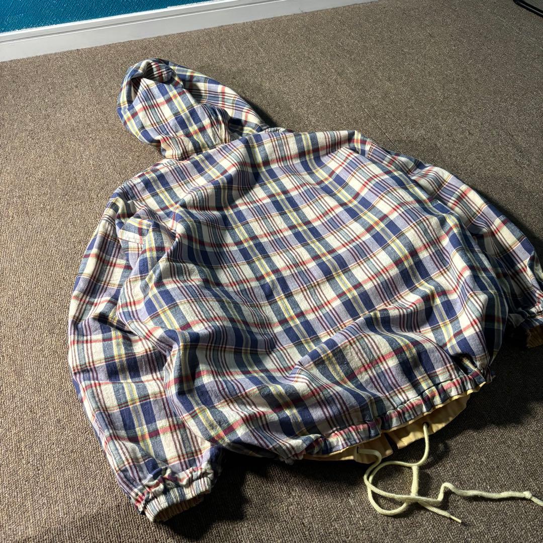 McGREGOR チェック リバーシブルジップパーカー ジャケット ドローコード