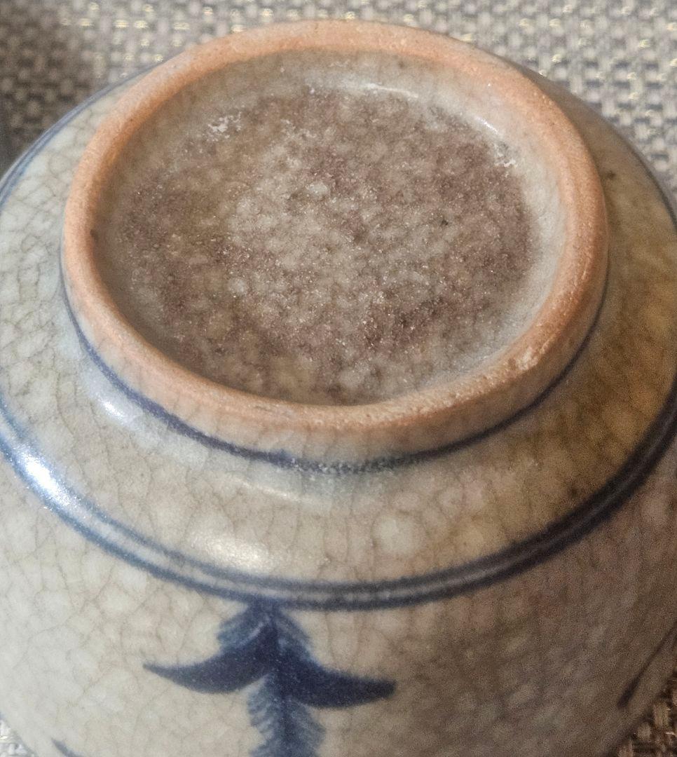 【名品❗】17〜18世紀　中国古陶磁器　南方系　古安南　安南染付　茶碗　向付2客