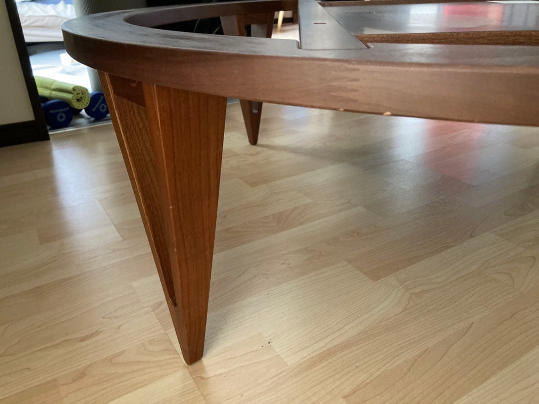 アクタス　リビングテーブル　こたつ　ウォルナット　120㎝　セット売り