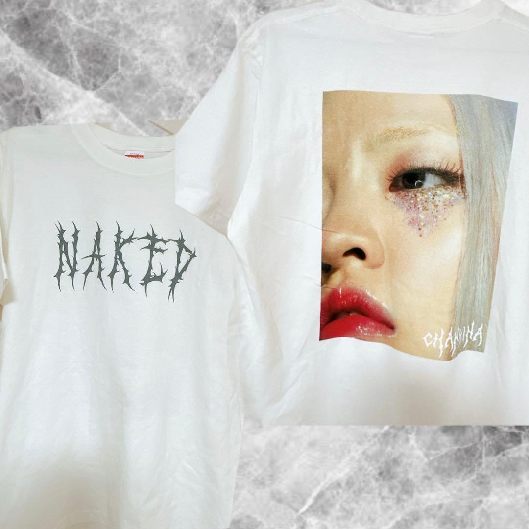 【激レア】ちゃんみな NAKED Tシャツ Lサイズ ホワイト