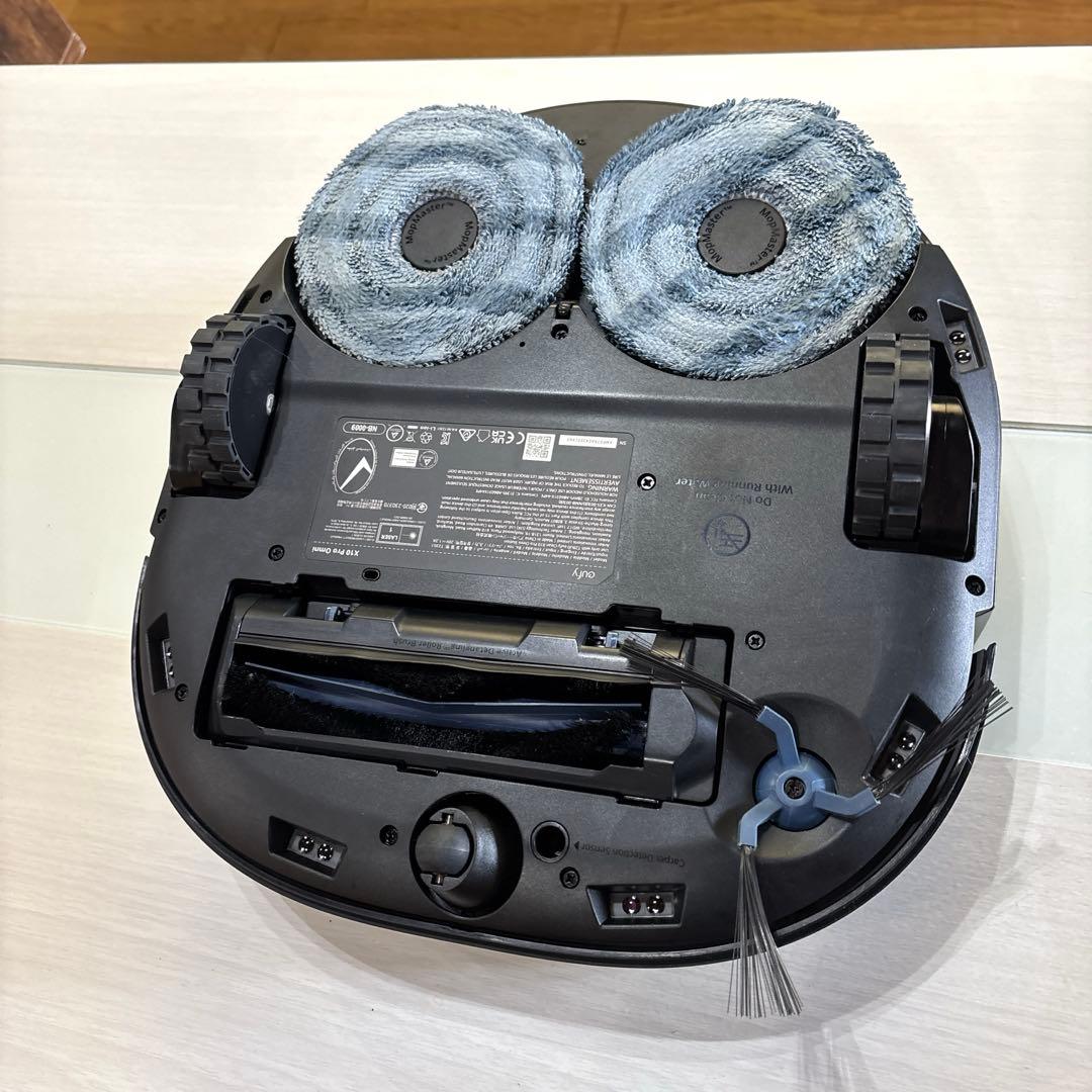 桃　eufy 【X10 Pro Omni】 お掃除ロボット ブラック