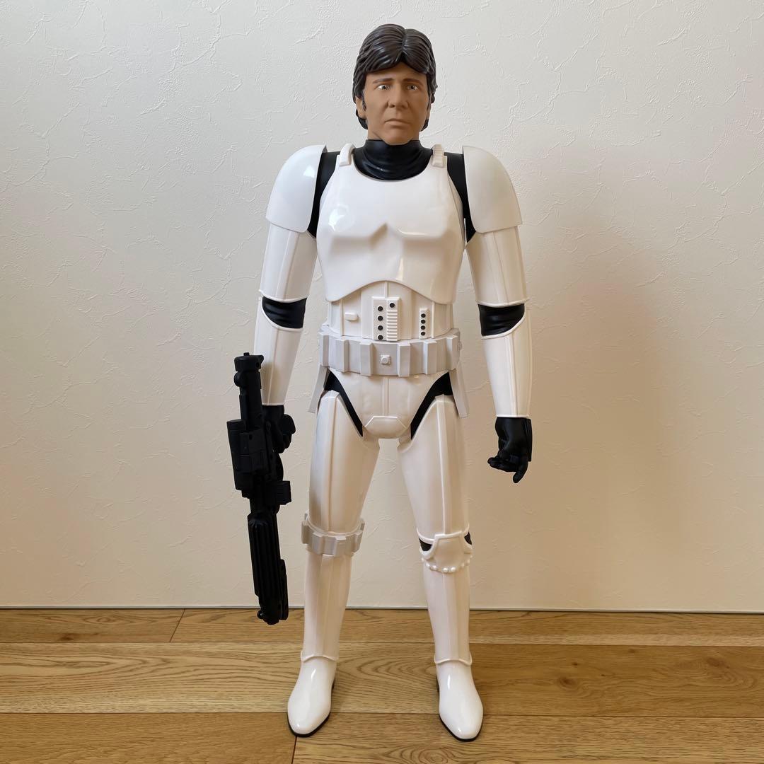 スター・ウォーズ　フィギュア　ハン・ソロ／ストームトルーパー　31インチ