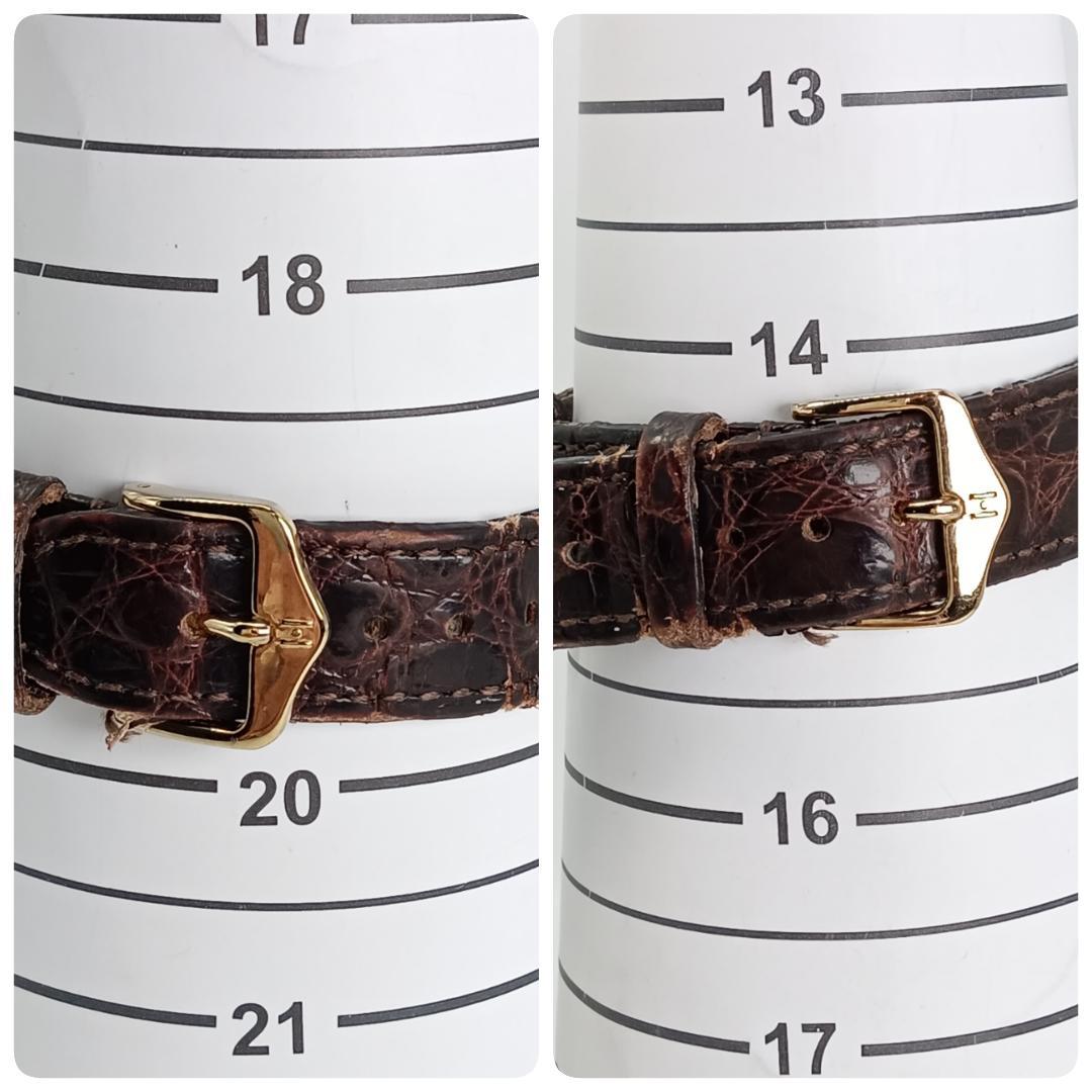 稼働品 LONGINES ロンジン クォーツ 腕時計 ゴールド スクエア