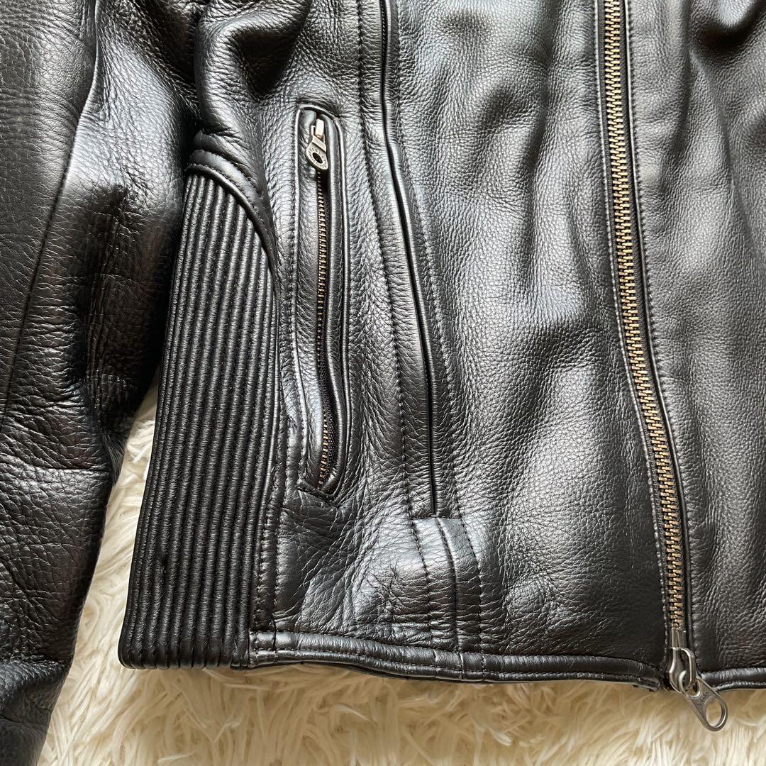 美品✨ハーレーダビッドソン　レザージャケット　シングルライダース　M 黒　現行