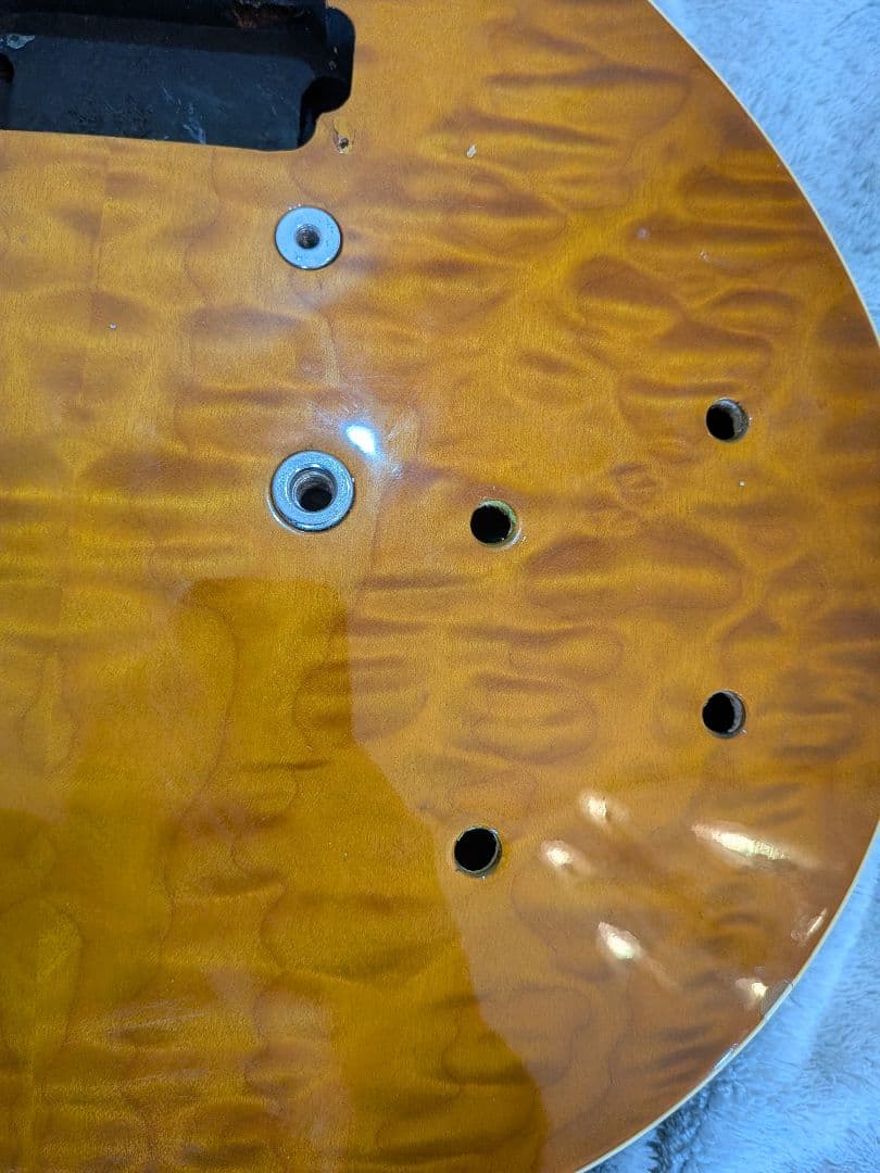 エレキギター ボディ＋ネック ジャンク品 部品取り用（詳細不明）