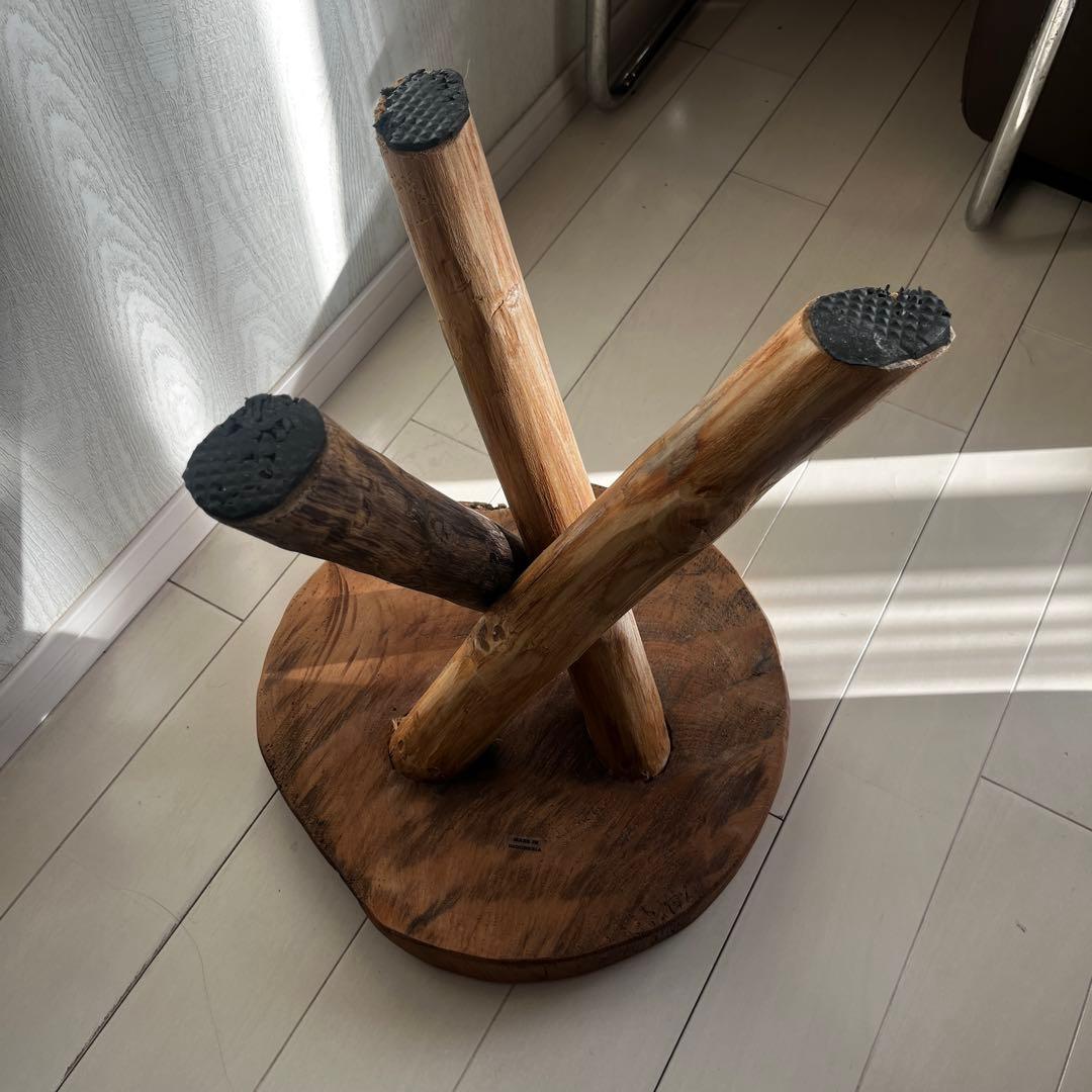 Garage Shibuya スツール　木製 一点もの