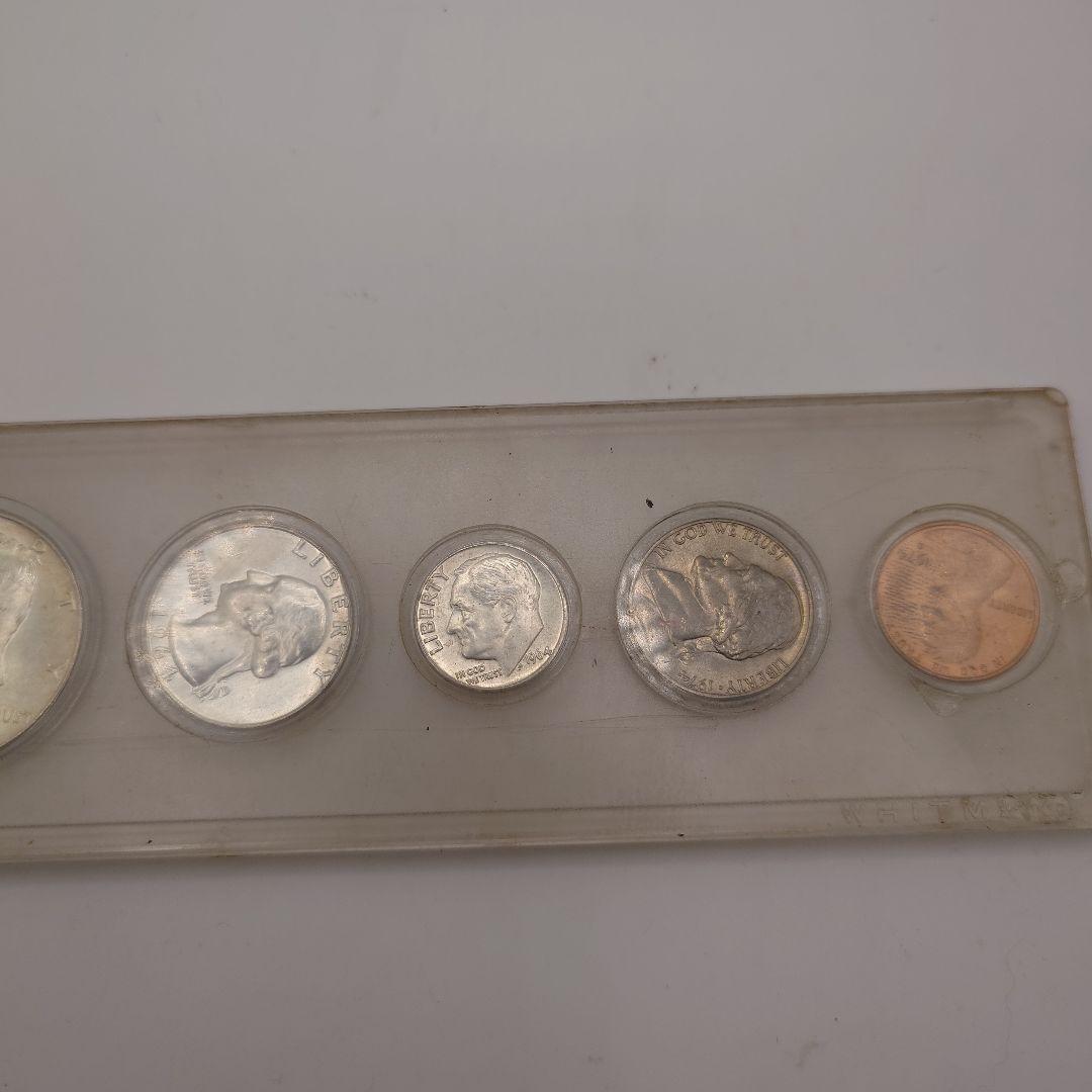 アメリカ リバティセット 6枚 ピースダラー 銀貨 1964年 c1101