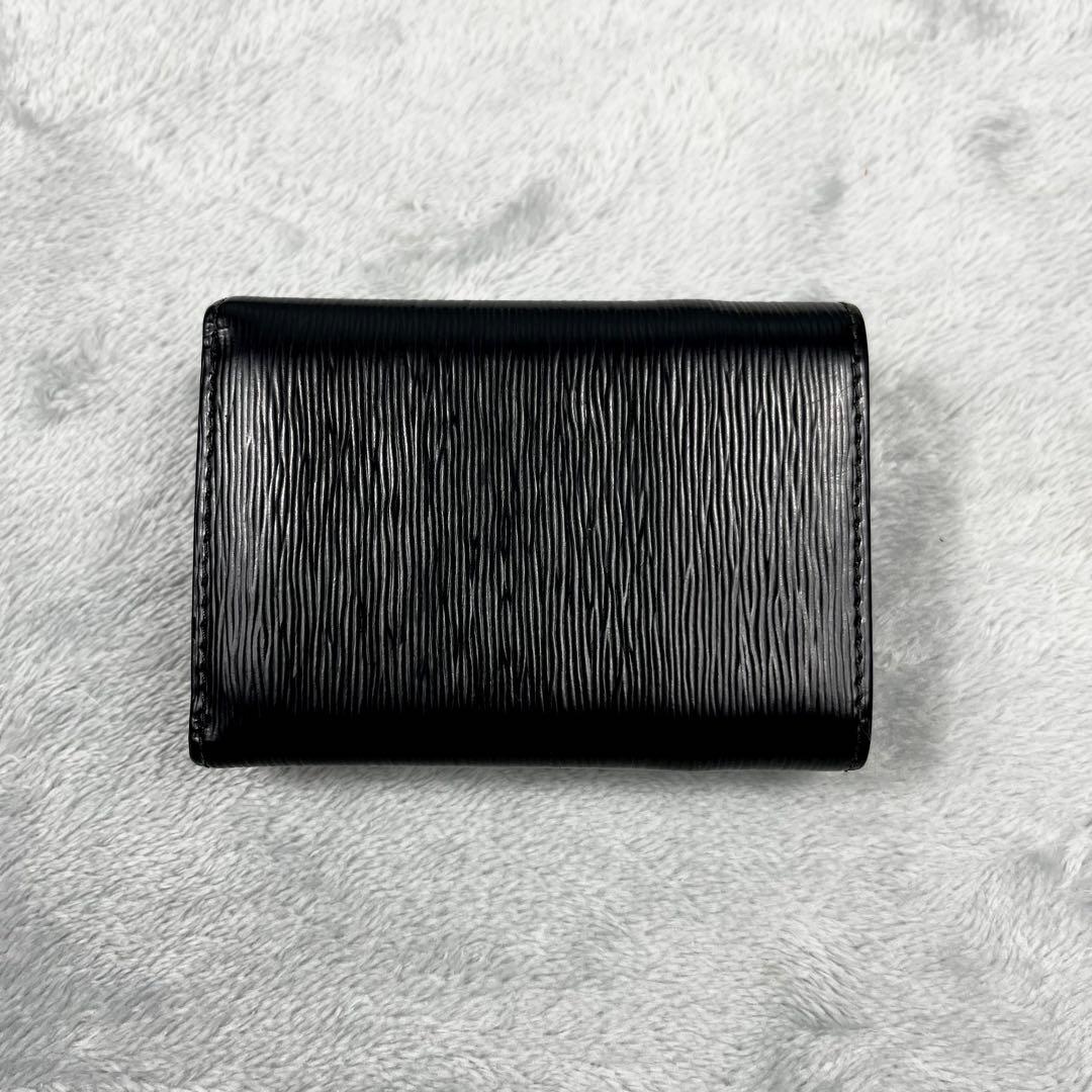 Prada プラダ 3つ折り財布 ブラック 黒 三角ロゴ ヴィッテロムーヴ