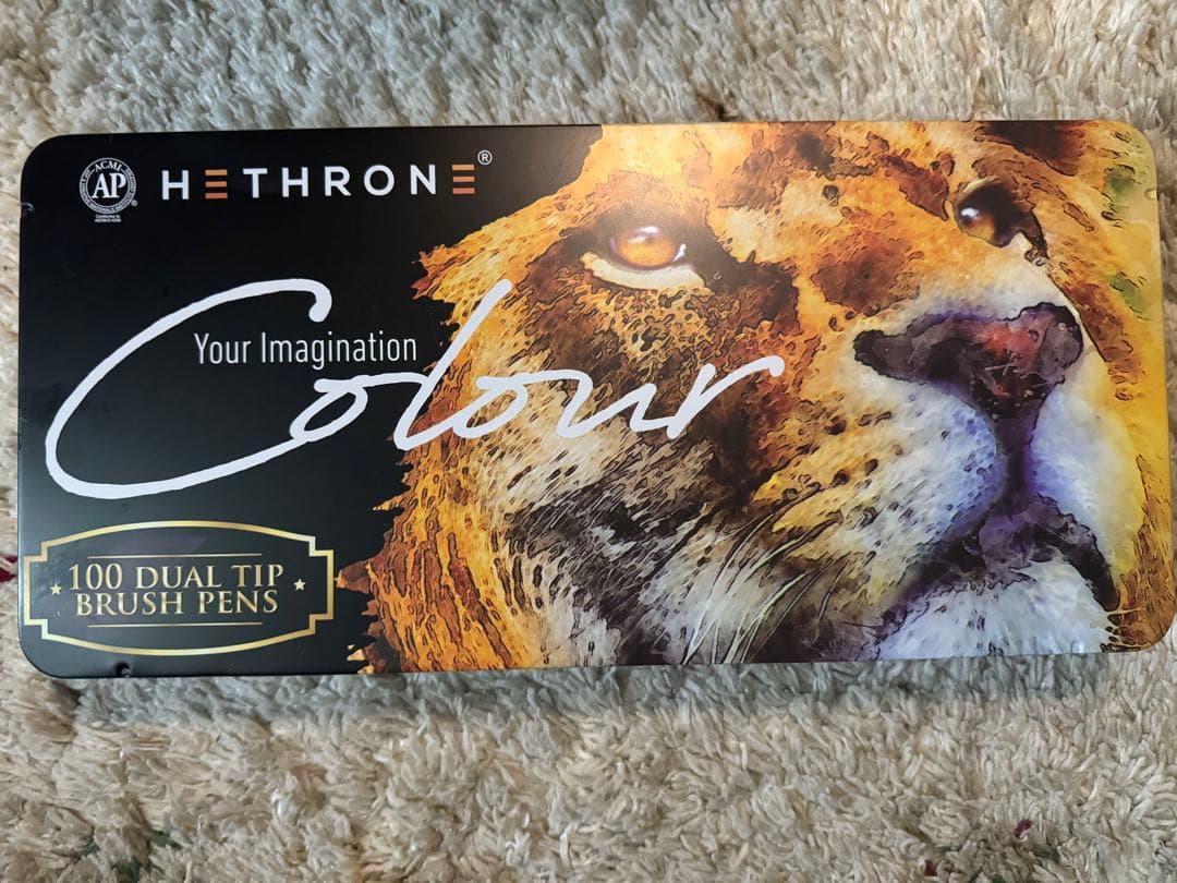 筆記具 Hethrone 100 Dual Tip Brush Pens