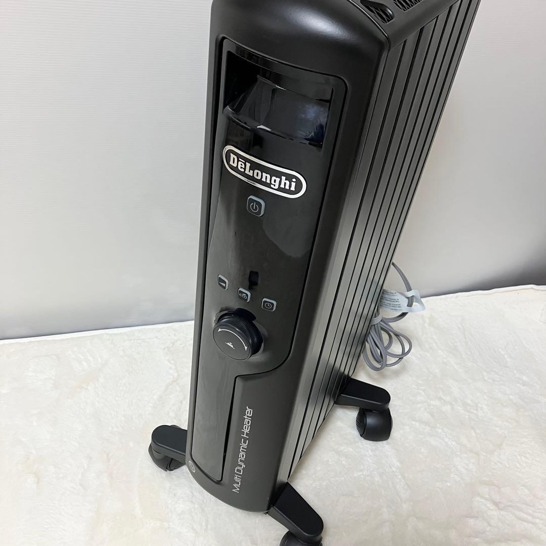 未使用級 リモコン付 デロンギ MDHU09-PB オイルヒーター 黒 6-8畳
