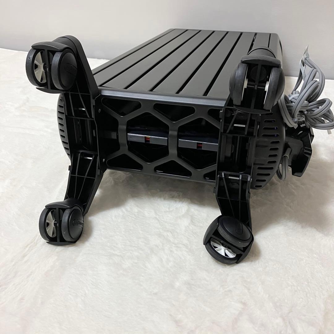 未使用級 リモコン付 デロンギ MDHU09-PB オイルヒーター 黒 6-8畳