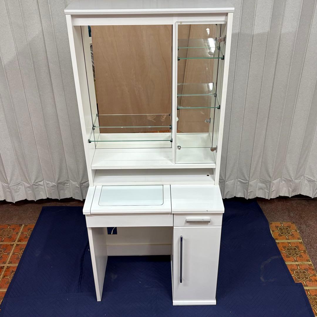 ドレッサー　鏡台　化粧台　ホワイト　木製