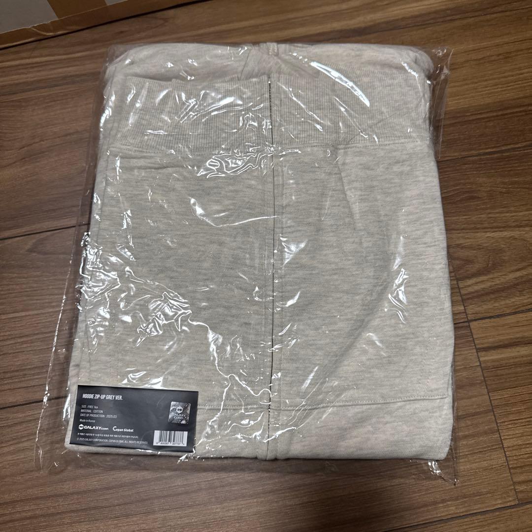 未使用 オートミール ジップアップフーディ