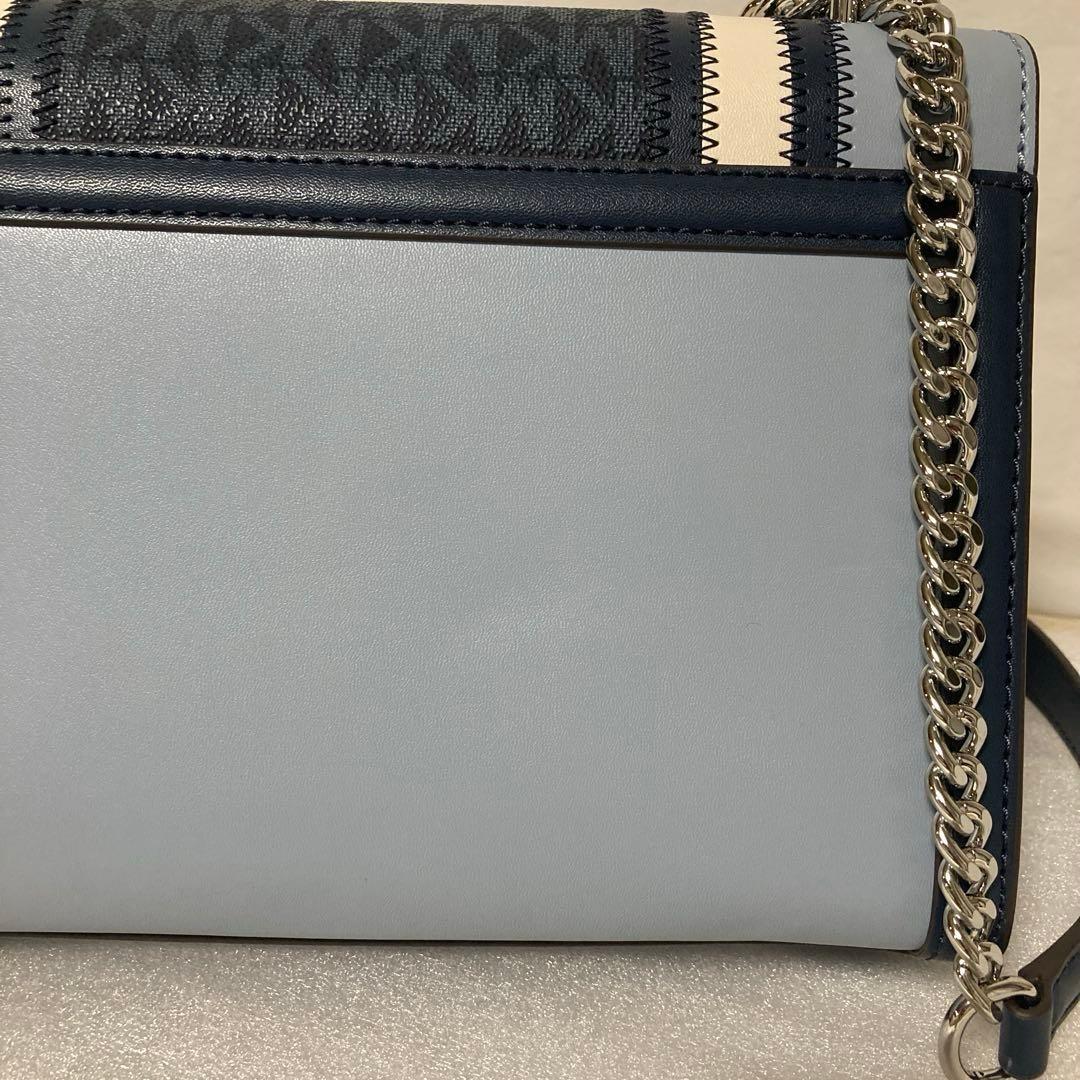 【未使用】マイケルコースショルダーバッグ★WHITNEY カラーブロック.極美品