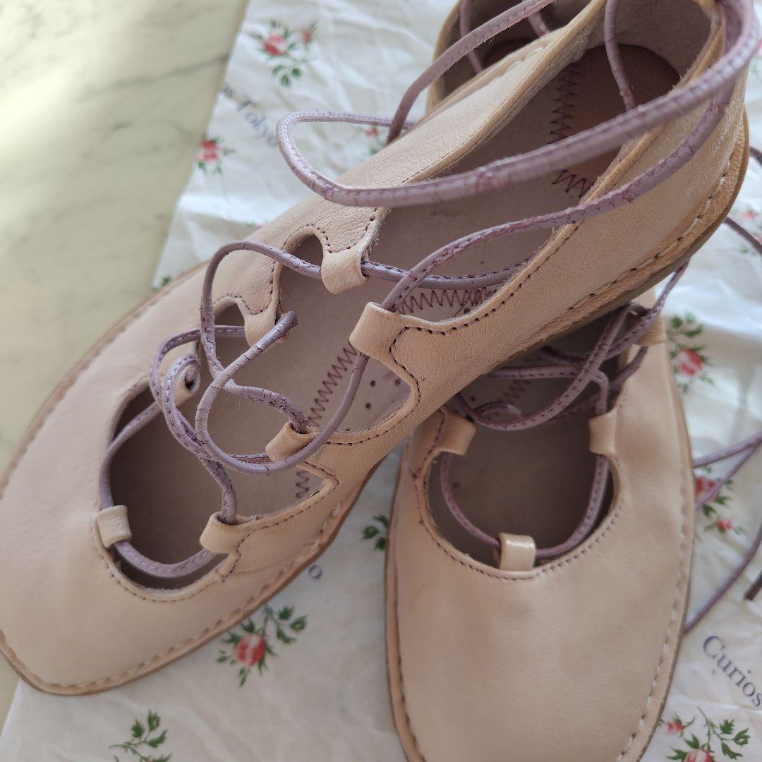 アンティーク〜ヴィンテージ　レースアップシューズ