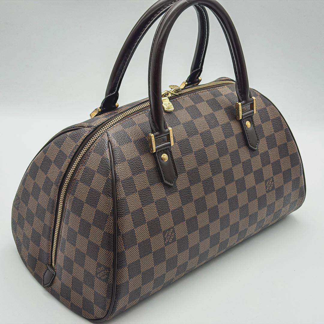 【最高峰】ルイヴィトン ダミエ リベラMM ハンドバッグ N41434 エベヌ