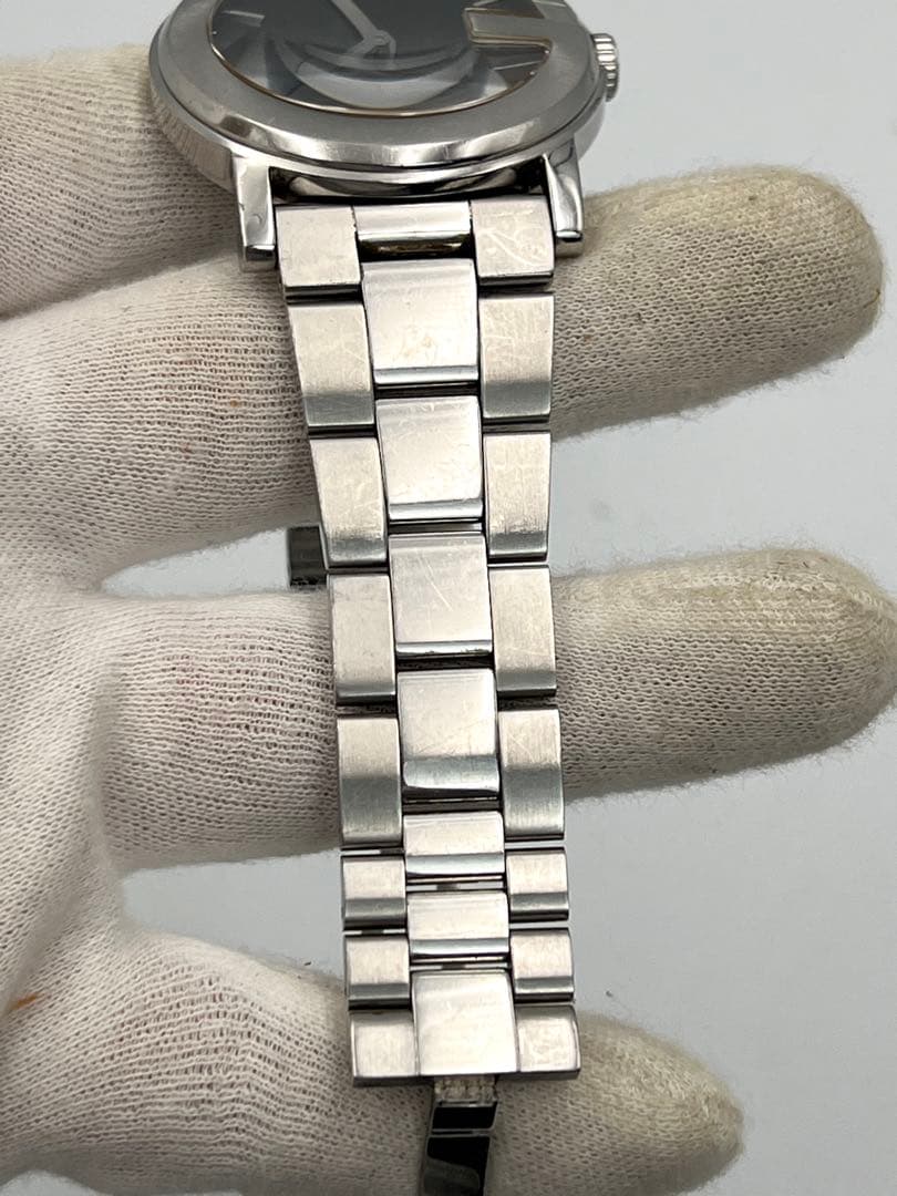 GUCCI Gクロノ デイデイト クォーツ 電池交換済 稼働品