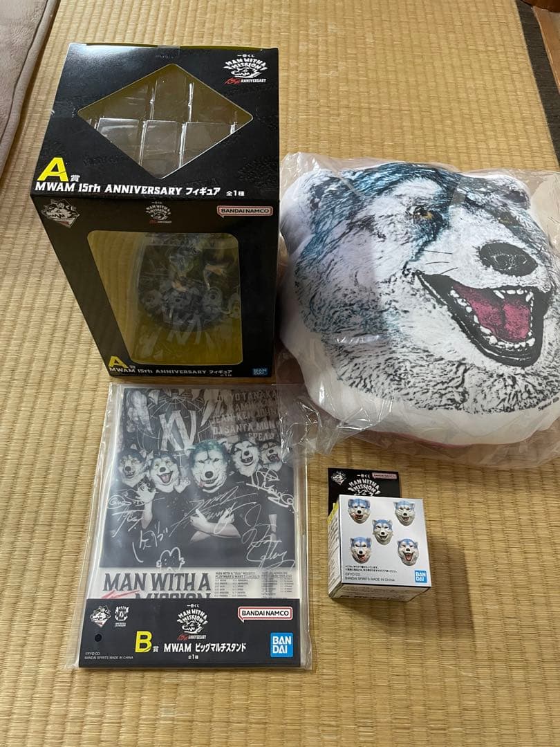 一番くじMANWITH A MISSION A、B、G、H、I、J、Kまとめ売り