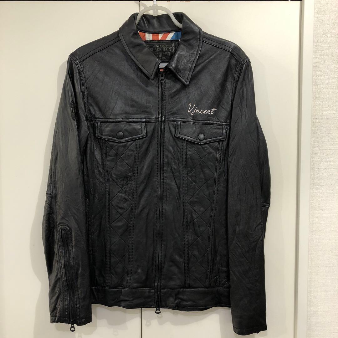NEIGHBORHOOD VINCENT ブラックレザージャケット M