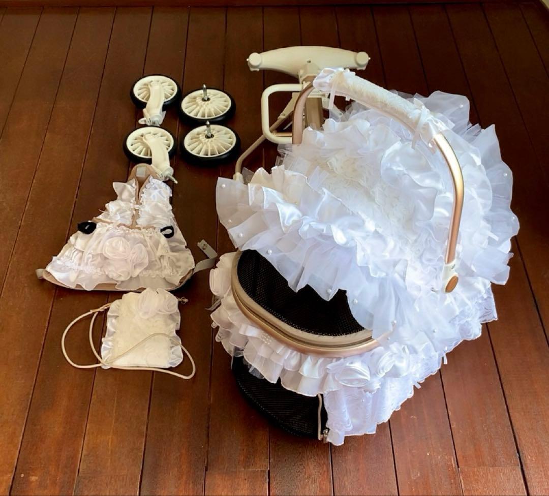 【限定1点】完全一点物 ラグジュアリー ドッグカート