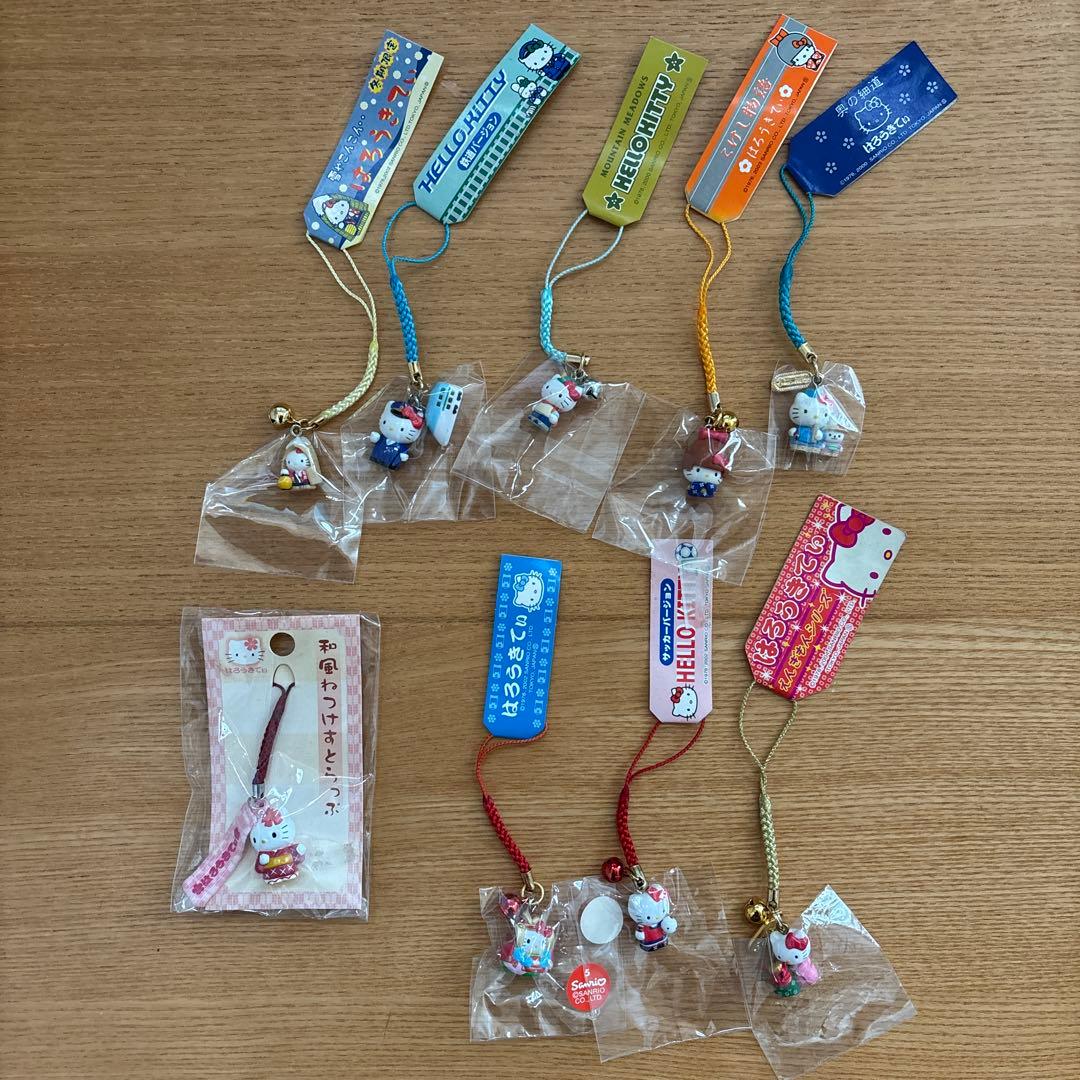 ご当地キティ　根付け　ストラップ　まとめ売り　140個
