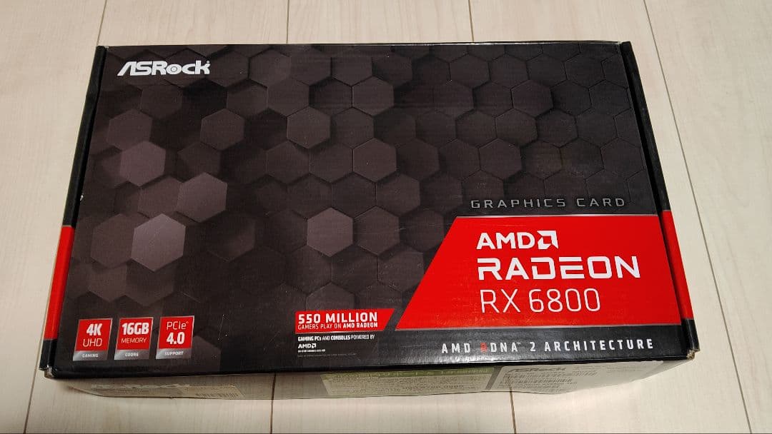 ASRock Radeon RX 6800 16G グラフィックボード