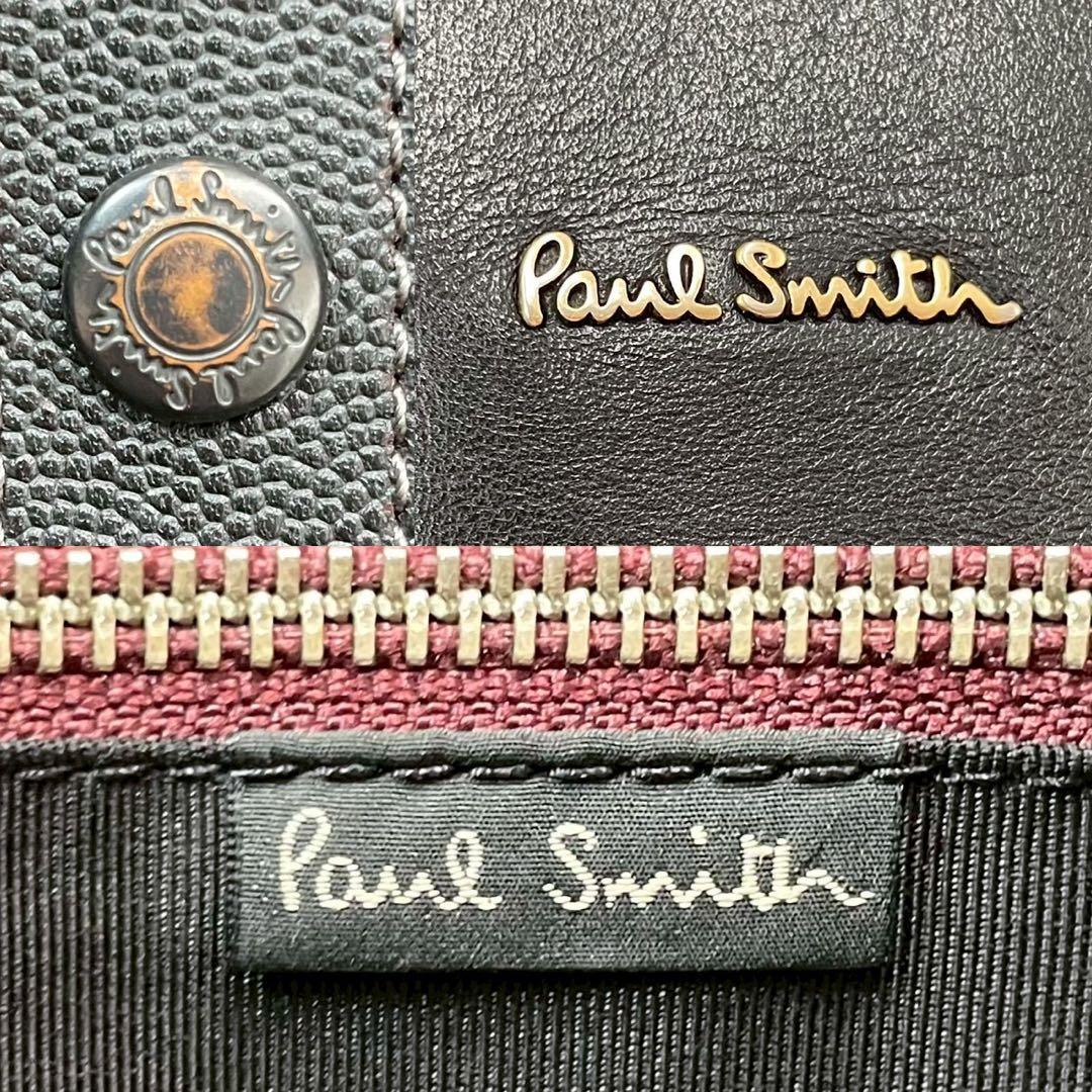 美品◯ポールスミス　オールレザー　ブリーフケース　ビジネスバッグ　A4収納可能