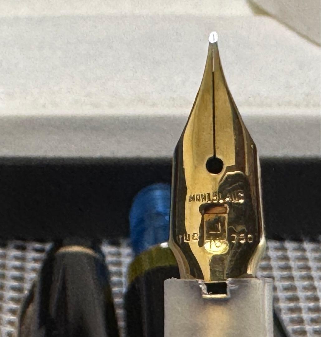 【美品】モンブラン万年筆 No12 1960s ブラック F 18K