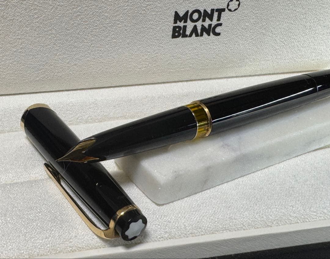 【美品】モンブラン万年筆 No12 1960s ブラック F 18K