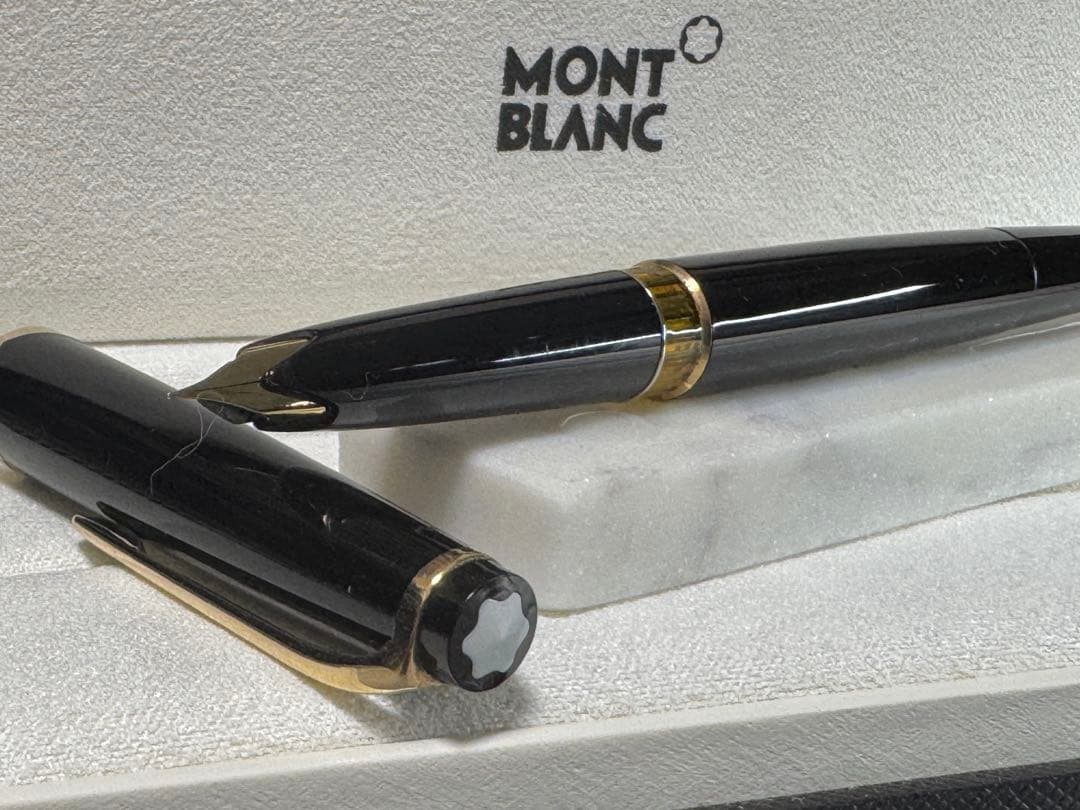 【美品】モンブラン万年筆 No12 1960s ブラック F 18K