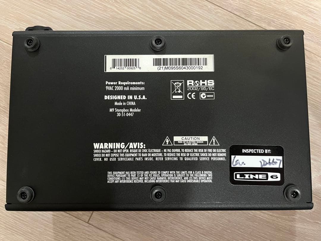 LINE 6 M9 Stompbox Modeler (若干不具合あり)