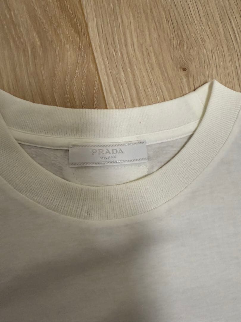 2枚まとめてPRADA ホワイト Tシャツ　パックT