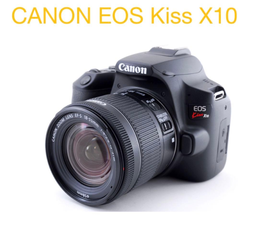 保証付き/一眼レフカメラ/canon kiss x10手ぶれ補正レンズセット