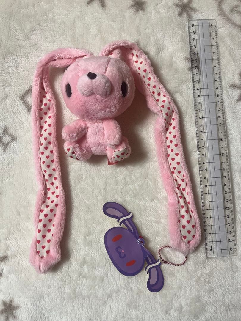 汎用うさぎ バレンタイン ぬいぐるみ ピンク ハート タグ付き