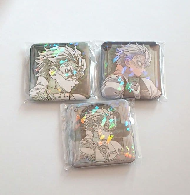 鬼滅の刃 不死川実弥 モクテルバー モクテル グリッター缶バッジ セット