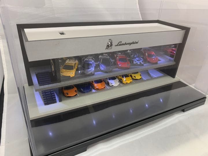 京商　ランボルギーニ12台とショールームセット