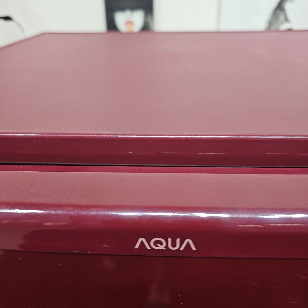 ワインレッド冷蔵庫と6kg洗濯機セット