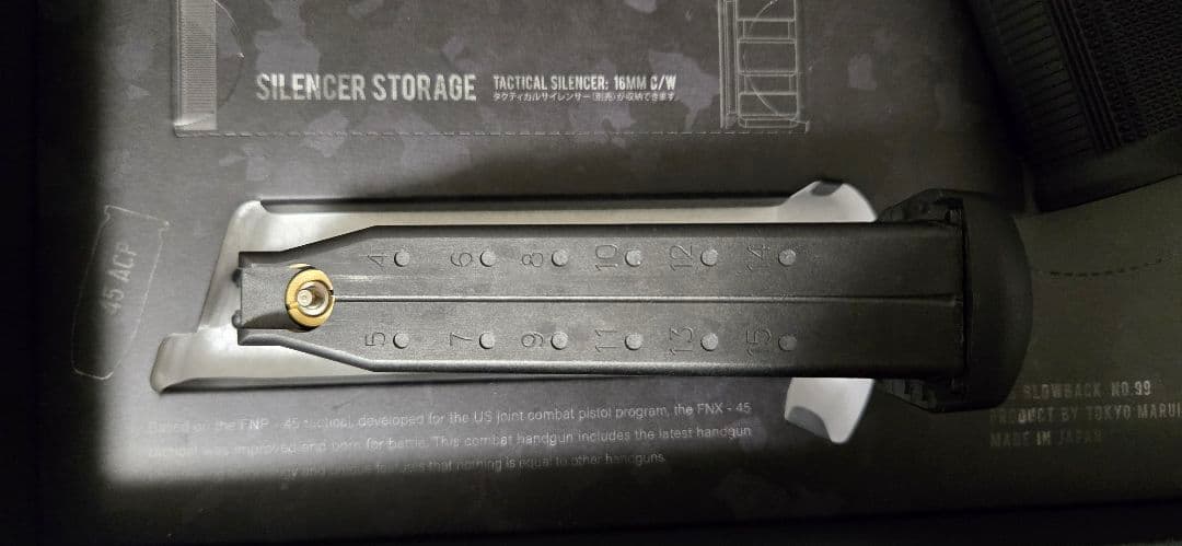 FNX-45 Tactical Black ガスガン