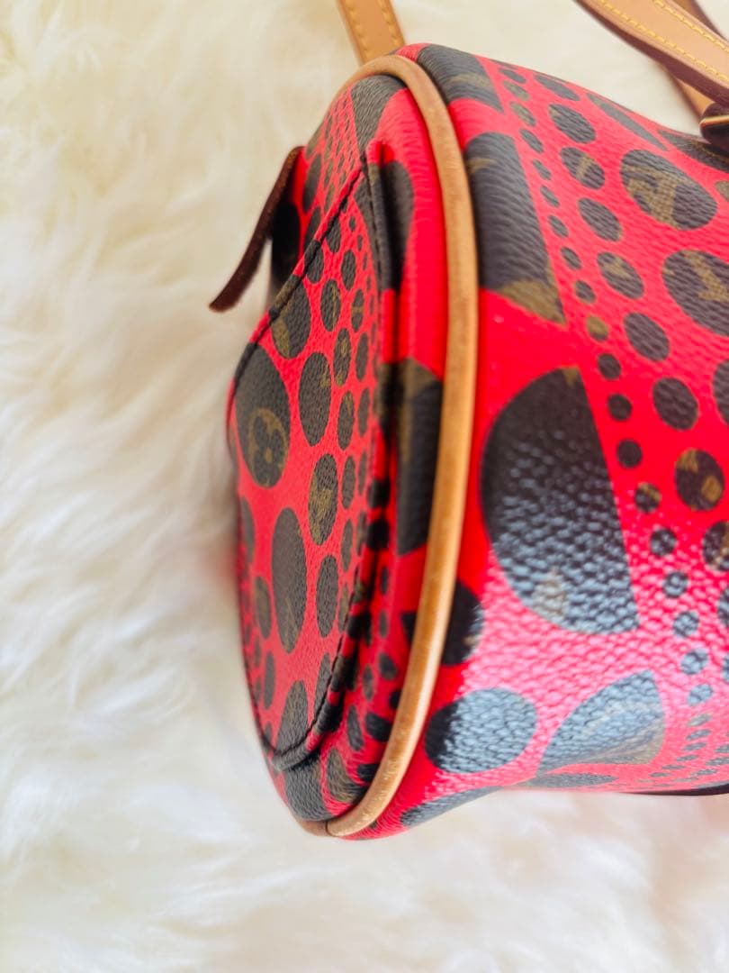 《美品)LOUIS VUITTON パピヨン 草間彌生　パンプキンドット