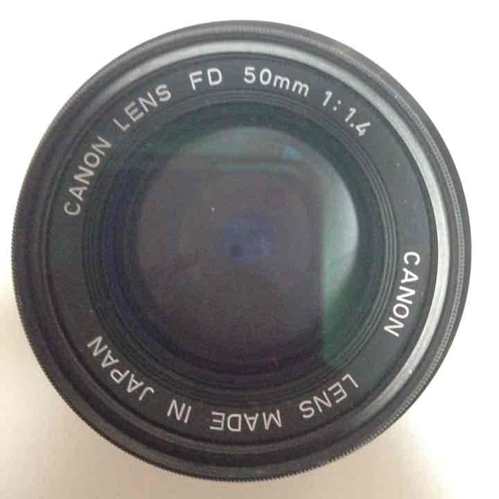 一眼レフレンズ、canon fd 50mm