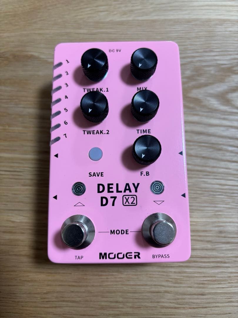 MOOER DELAY D7 X2 ギターエフェクター