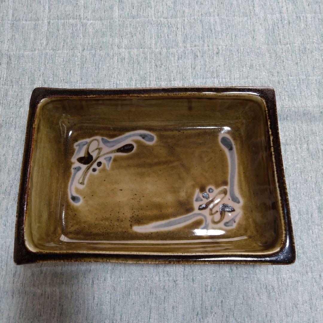 l_wap　河井創太　飴釉抜蝋文鉢　桐共箱　栞付