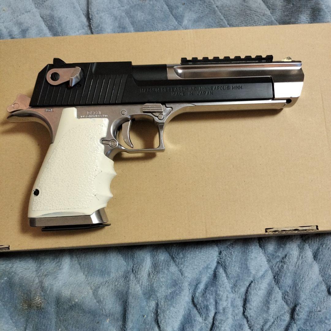 東京マルイ純正デザートイーグルハードキックガスガン シルバー ホワイト