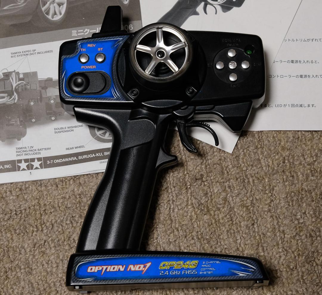 ★くるくる★タミヤ　ミニクーパー2006　組立済　メカ・プロポ付