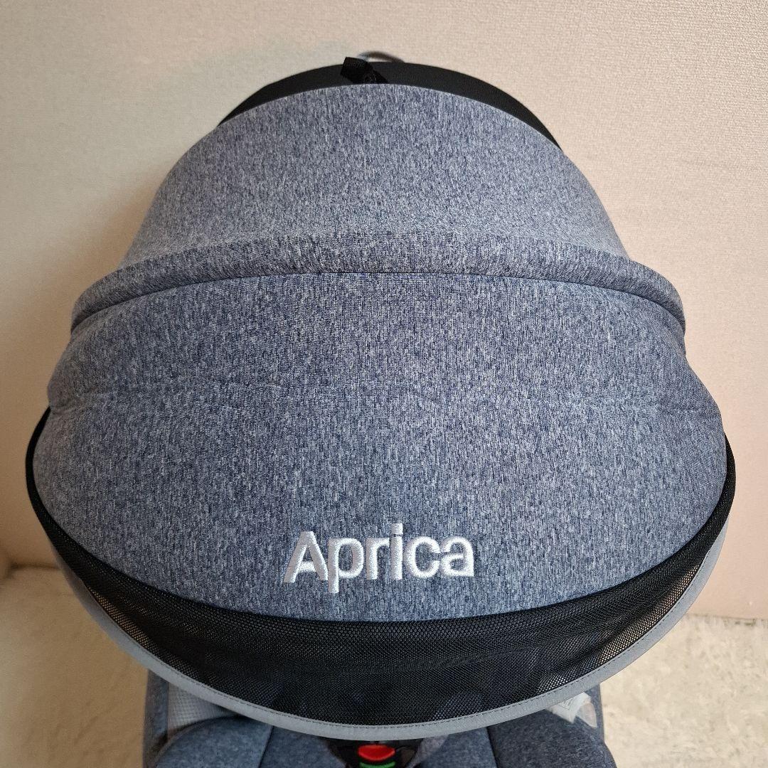 【美品】Aprica クルリラ AC ネイビー NV フットステップ付き